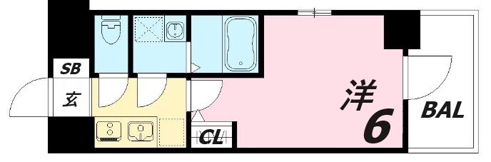 新開地駅 徒歩3分 4階の物件間取画像