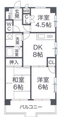 垂水駅 バス9分  10　千鳥が丘1丁目下車：停歩6分 2階の物件間取画像