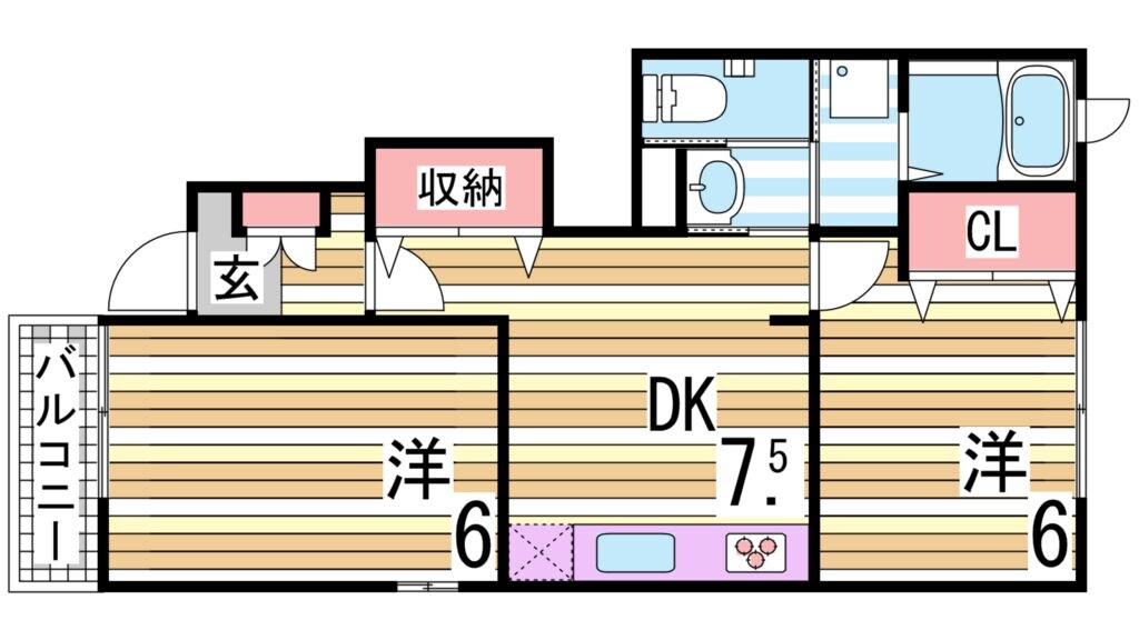 シュテール舞子の物件間取画像