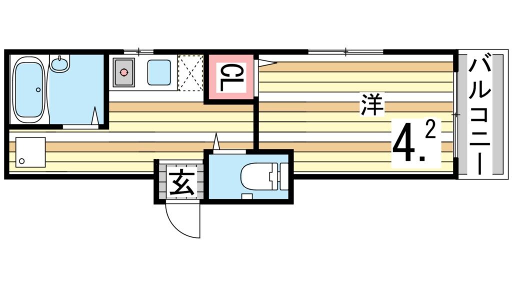 サンクレセントの物件間取画像