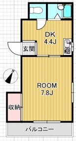 シマダハイムの物件間取画像