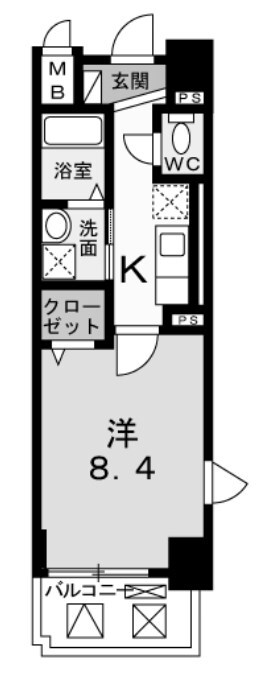 西明石駅 徒歩5分 5階の物件間取画像