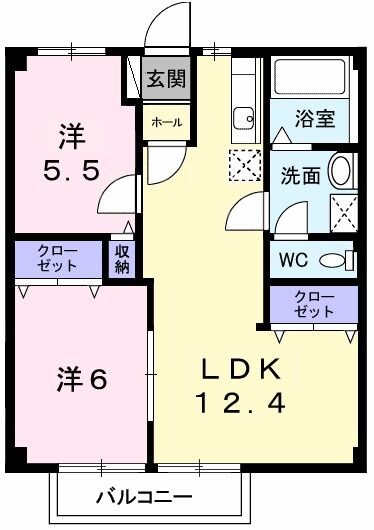 伊川谷駅 バス19分  漆山下下車：停歩7分 2階の物件間取画像