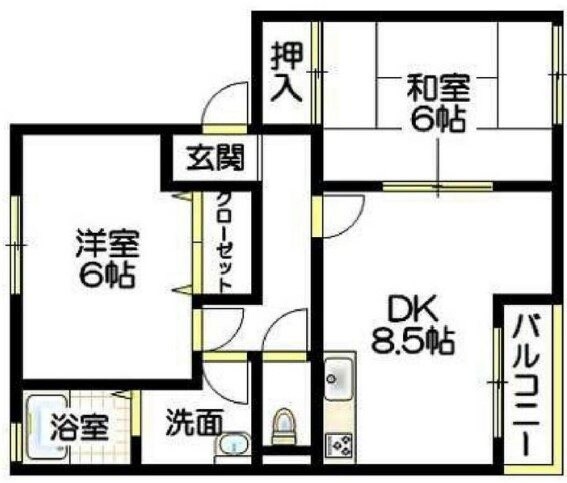 サンガーデン浄泉　東棟の物件間取画像