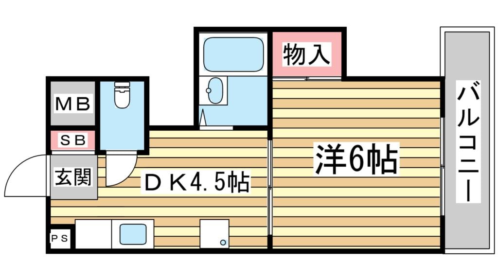 パナベールの物件間取画像