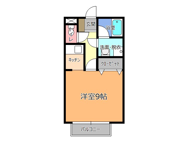 ハイツＭＩＹＡの物件間取画像