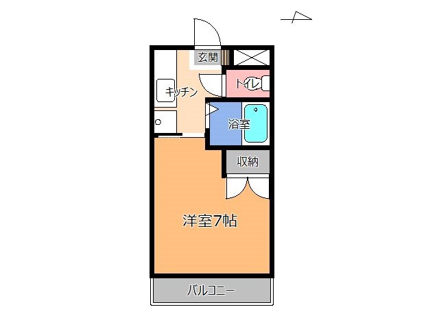 ローランハイツの物件間取画像