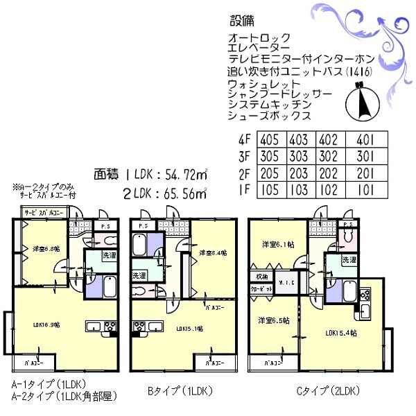 宇都宮駅 徒歩20分 4階の物件間取画像
