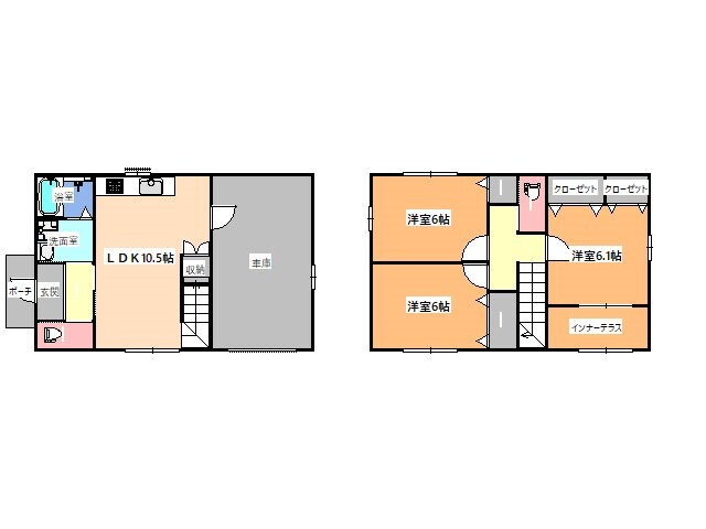 APR陽東8丁目戸建の物件間取画像