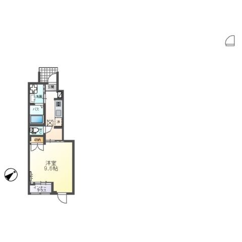 （仮）スターテラスⅡ下岡本町新築アパートの物件間取画像
