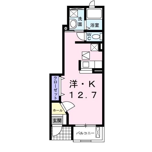 レイシェルⅡの物件間取画像