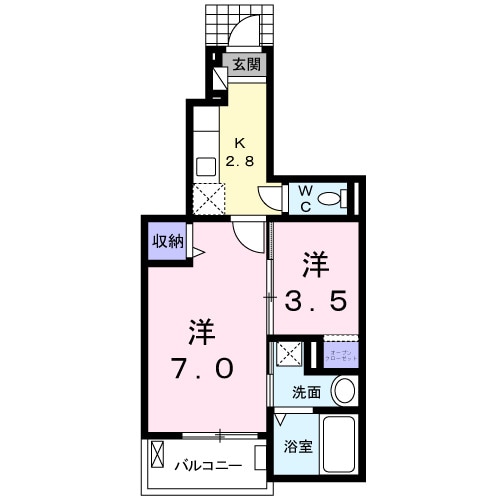 Ｃｒｅａｔｉｏｎ　Ⅲの物件間取画像