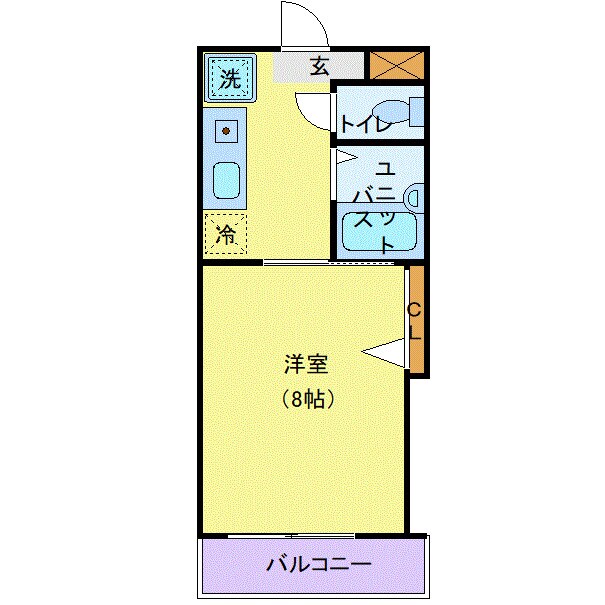 アートヒルズ一条の物件間取画像
