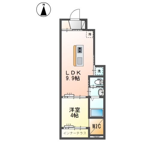 カルテット元今泉Ⅱの物件間取画像