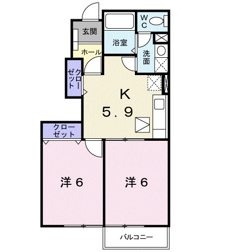 ソリアード・セッティモの物件間取画像