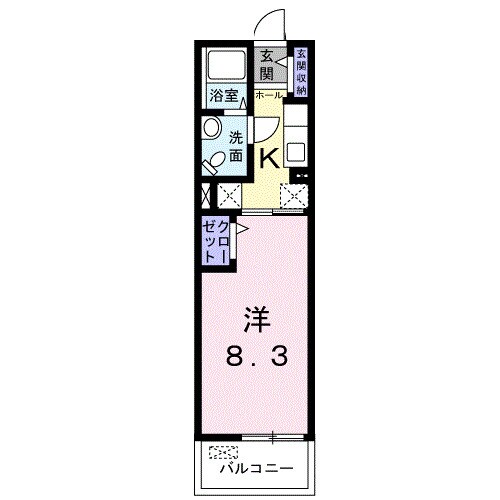 エリール・ＮＴの物件間取画像