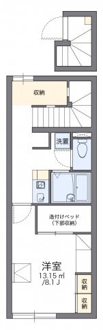 レオパレススミレの物件間取画像