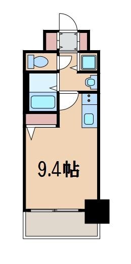 クリスタルグランツ北堀江の物件間取画像