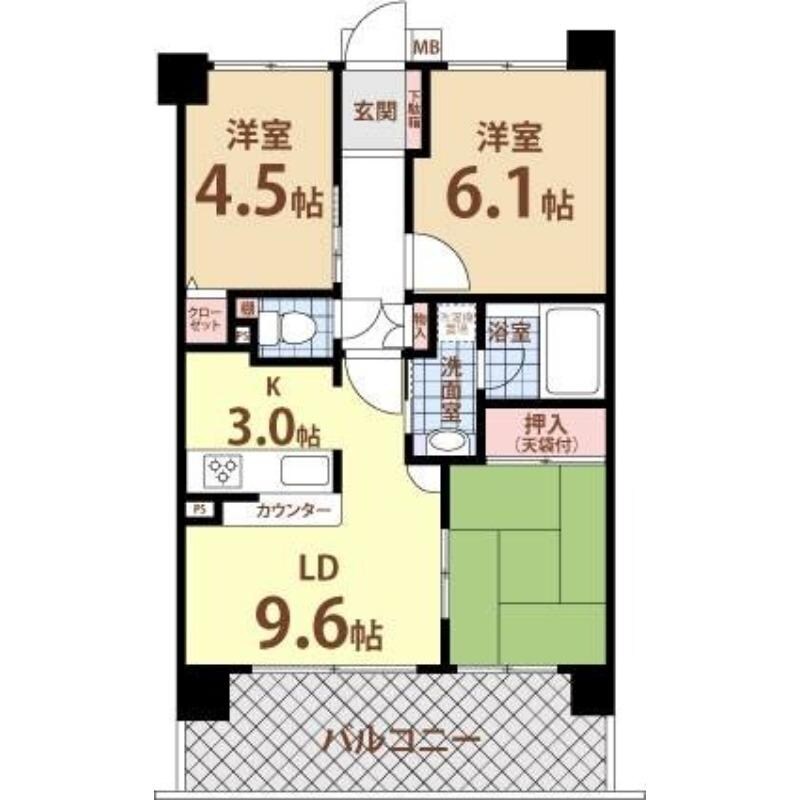 サンシャイン淡路の物件間取画像