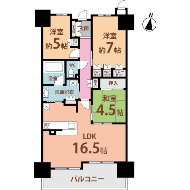 シャリエ新大阪の物件間取画像