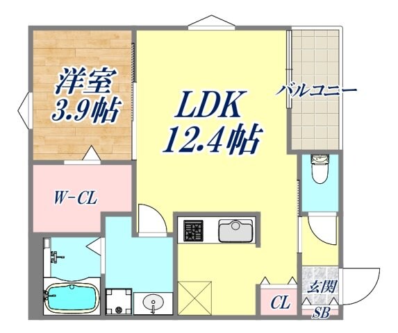 REGALEST尼崎の物件間取画像