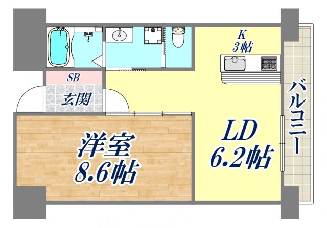 アーバネックス尼崎東難波の物件間取画像