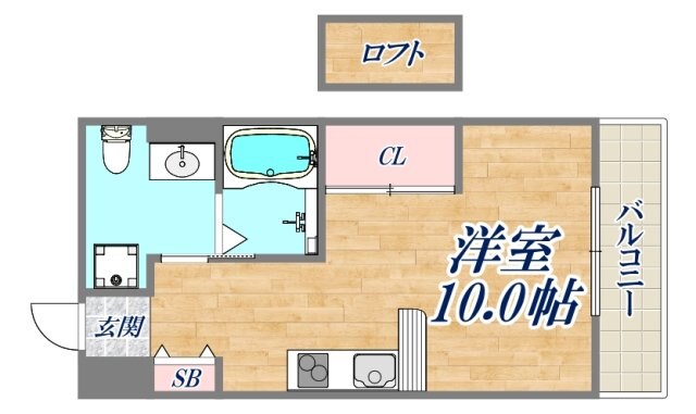 KRフラットの物件間取画像