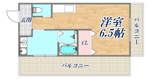 エルベコート武庫之荘の物件間取画像