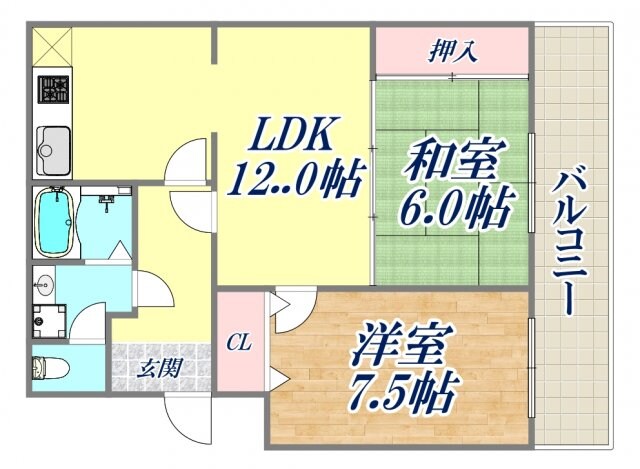 ネクスプロス壱番館の物件間取画像