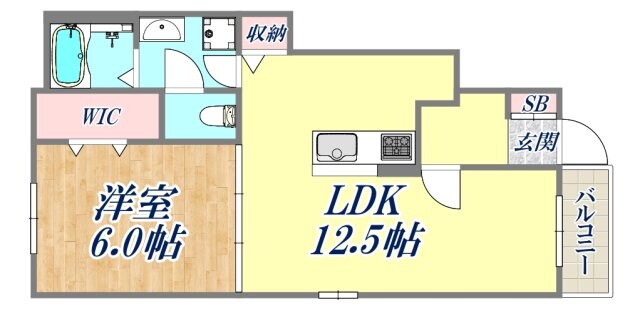 リバーサイド北園の物件間取画像