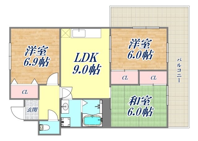 Chanterの物件間取画像