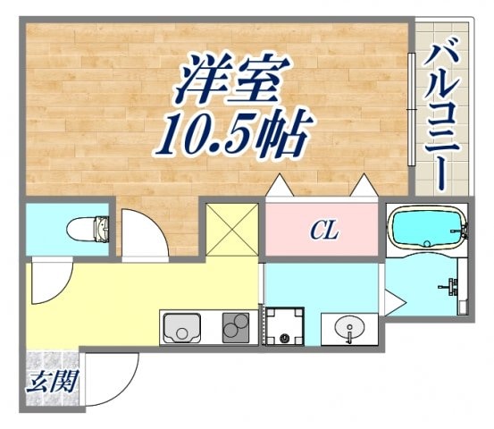 フジパレス出屋敷南の物件間取画像