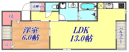 フィオーレの物件間取画像