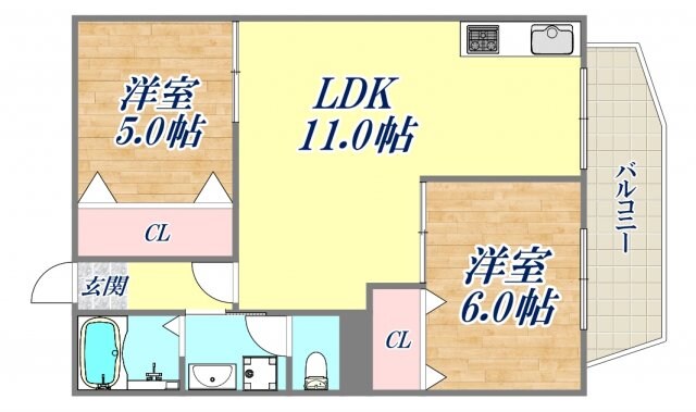 サンビルダー上甲子園の物件間取画像