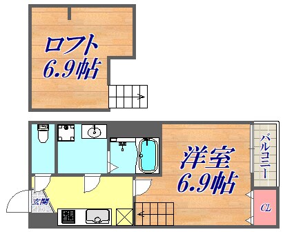 グランシエール武庫川の物件間取画像