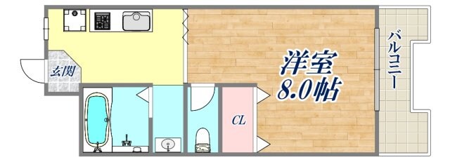 メゾンプチ甲子園2の物件間取画像
