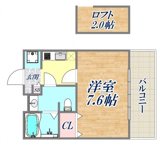 ジョリエーメゾンの物件間取画像