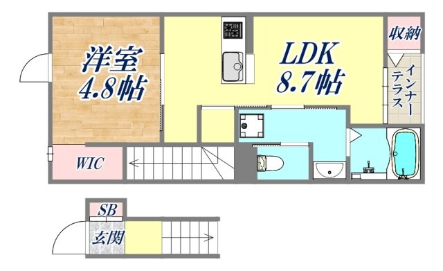 サンコーポの物件間取画像
