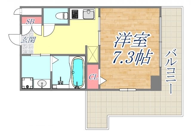 西宮北口プライマリーワンの物件間取画像