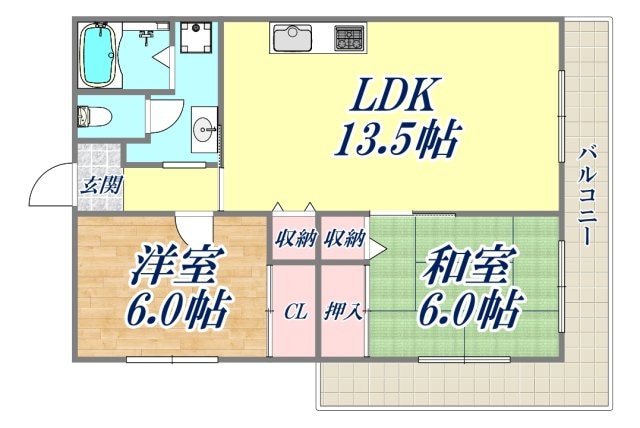 パークハイムの物件間取画像