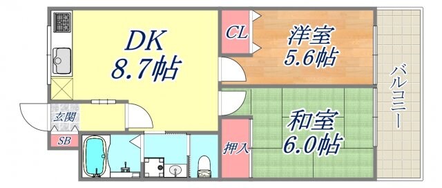 別府ビルの物件間取画像