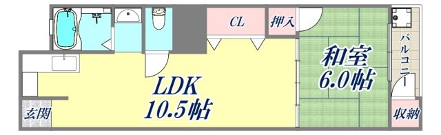 マンション大谷の物件間取画像