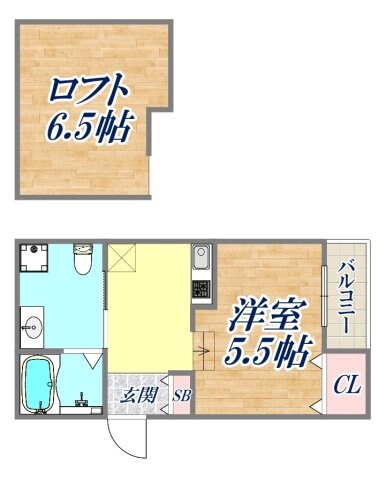 フォンテーヌ武庫川の物件間取画像