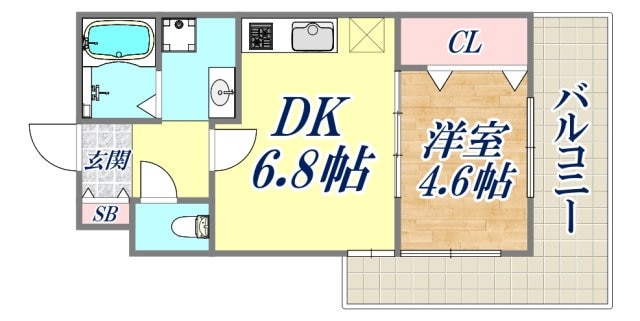 TYハイツの物件間取画像