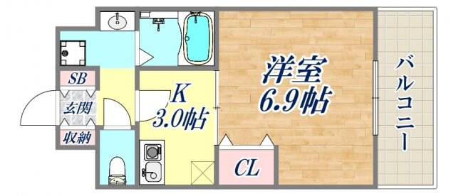 コンセール上ヶ原の物件間取画像