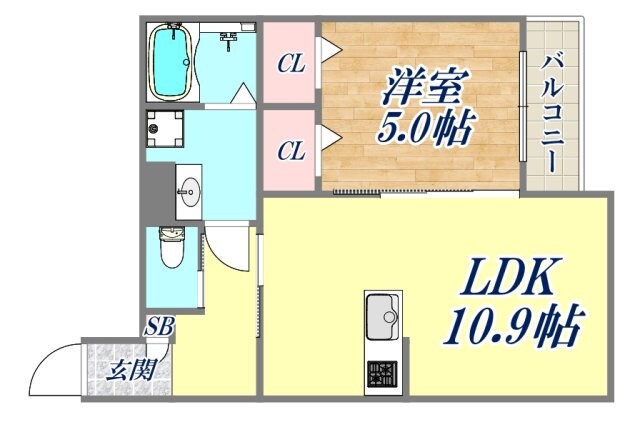 シエーナ立花の物件間取画像