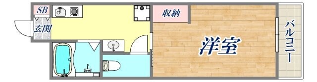 LakiaApartment夙川の物件間取画像