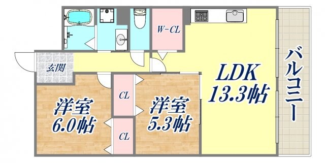 ミラベルの物件間取画像