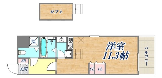聚楽荘立花の物件間取画像