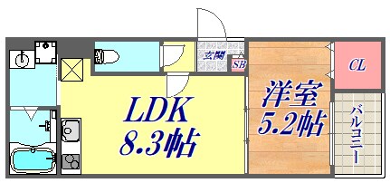 エール小中島の物件間取画像